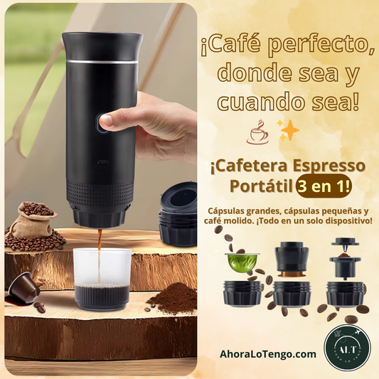 Cafetera multiuso portátil    Máquina de café portátil