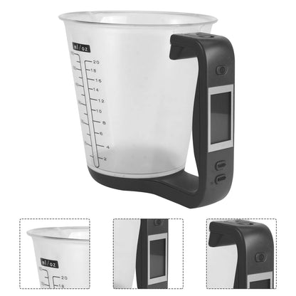 Taza plástica con báscula (balanza) digital para medidas exactas